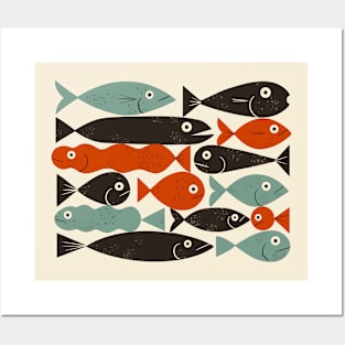 Fish Shapes Posters and Art